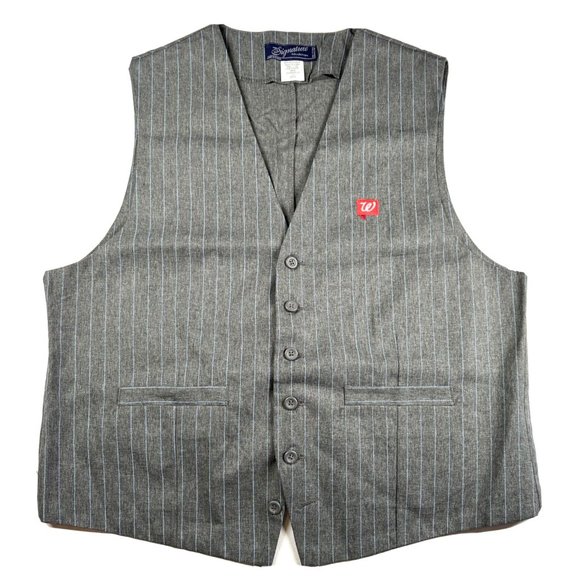 HPI Signature Jackets & Coats Walgreens Mens Vest Uniform Gray